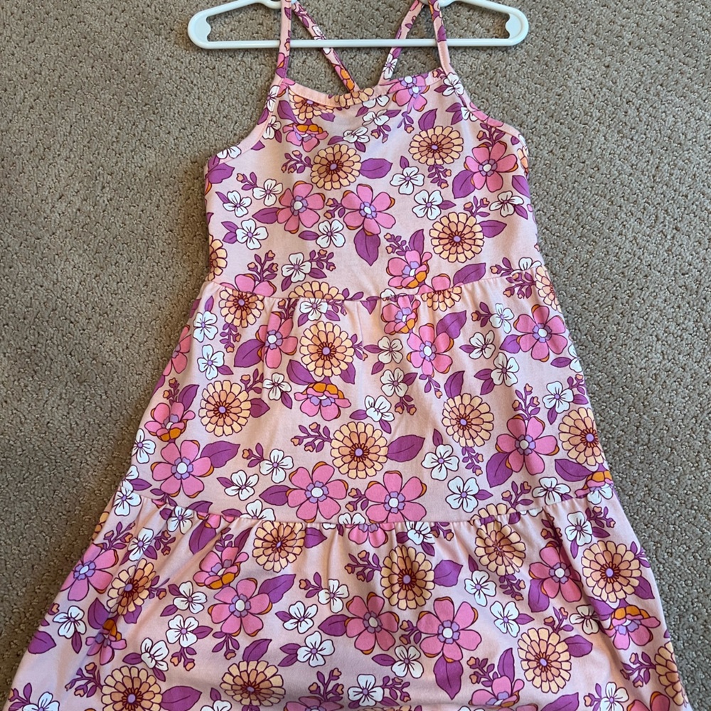 Cat & Jack Pink and Purple Floral Top